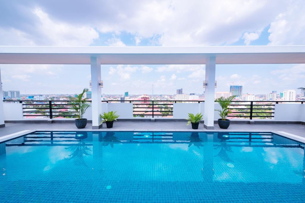 ซัน อพาร์ตเมนต์ Aparthotel พนมเปญ ภายนอก รูปภาพ