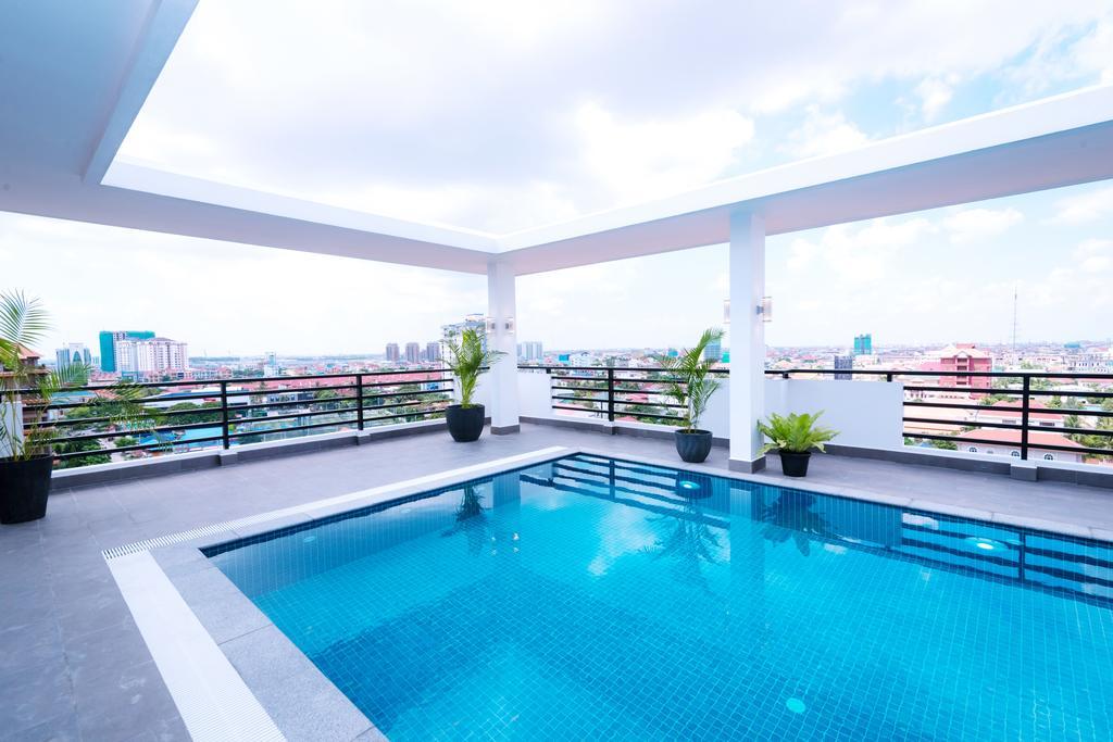 ซัน อพาร์ตเมนต์ Aparthotel พนมเปญ ภายนอก รูปภาพ