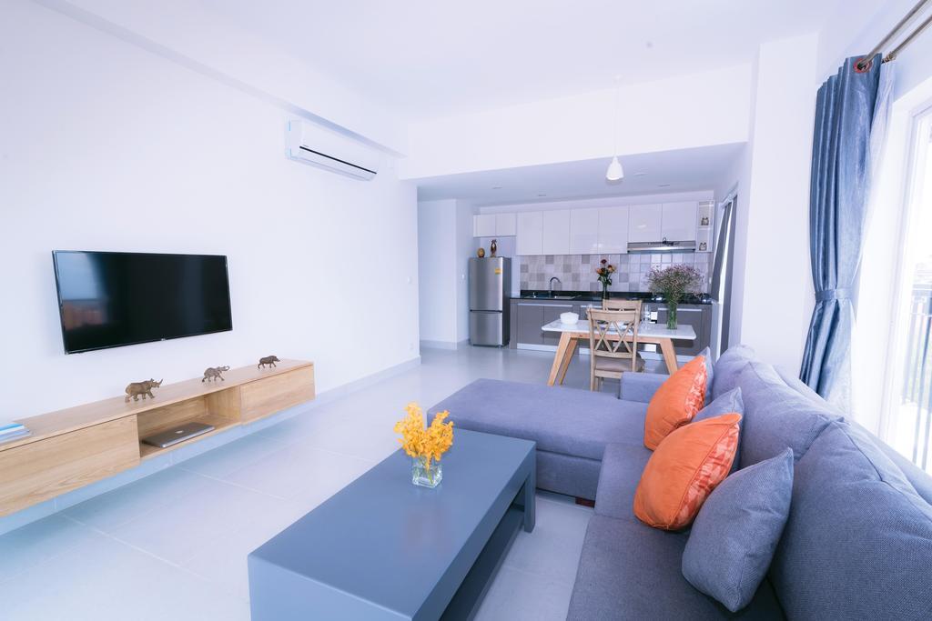 ซัน อพาร์ตเมนต์ Aparthotel พนมเปญ ภายนอก รูปภาพ