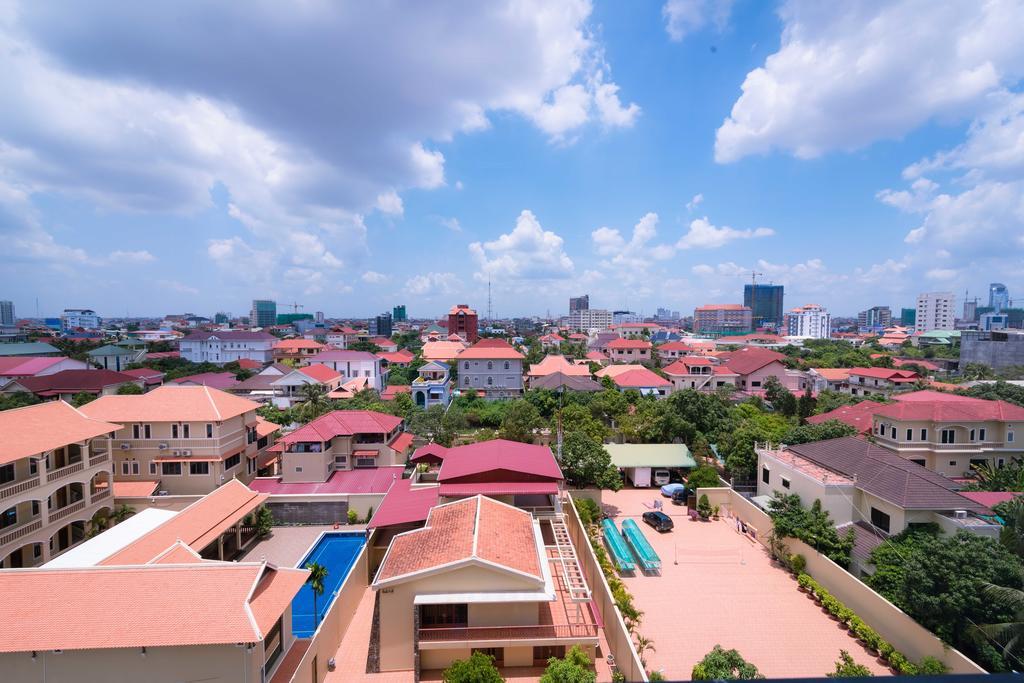 ซัน อพาร์ตเมนต์ Aparthotel พนมเปญ ภายนอก รูปภาพ
