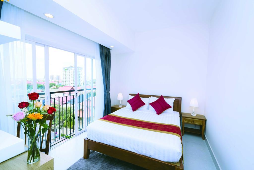 ซัน อพาร์ตเมนต์ Aparthotel พนมเปญ ภายนอก รูปภาพ
