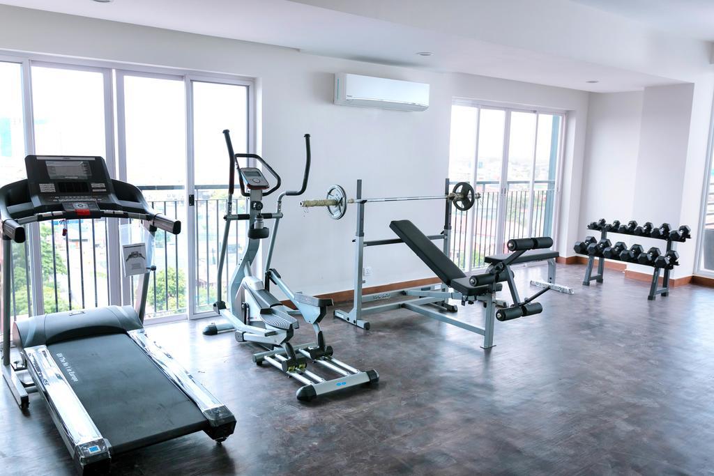 ซัน อพาร์ตเมนต์ Aparthotel พนมเปญ ภายนอก รูปภาพ