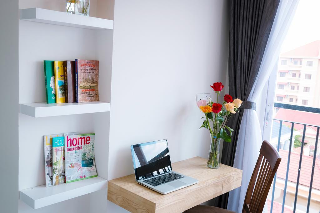 ซัน อพาร์ตเมนต์ Aparthotel พนมเปญ ภายนอก รูปภาพ