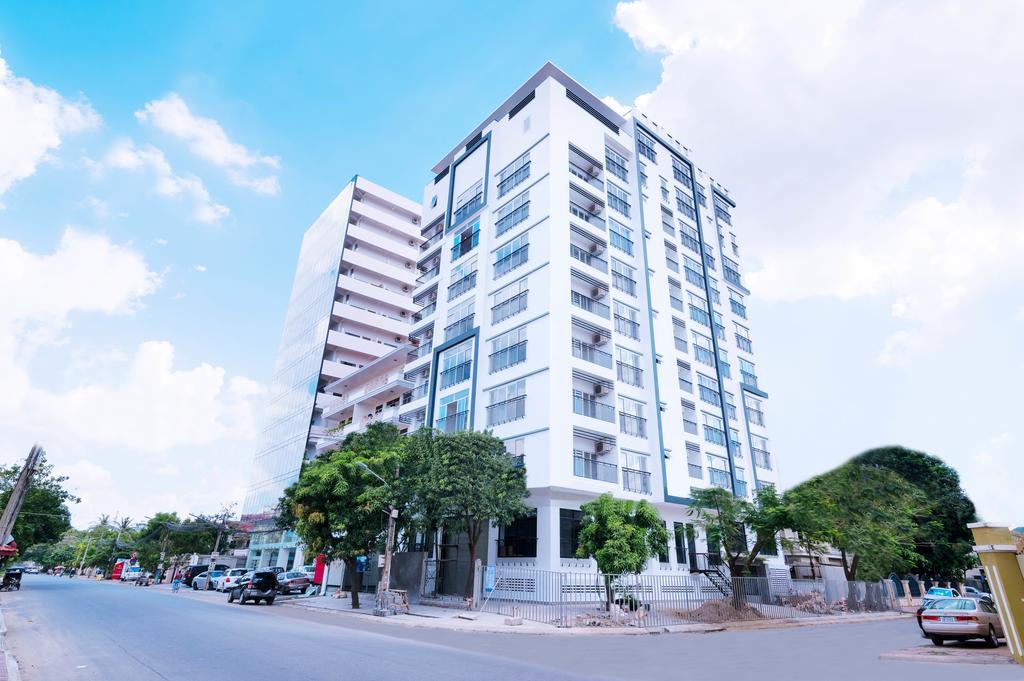 ซัน อพาร์ตเมนต์ Aparthotel พนมเปญ ภายนอก รูปภาพ
